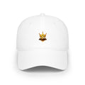 Embroidered Gold Crown Low Profile Cap —  Royalty Baseball Hat